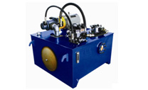 Rubber sole vulcanizing machine hydraulic system